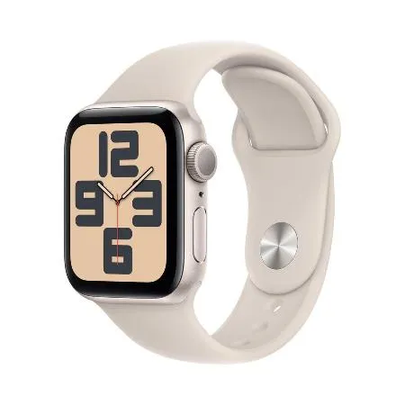 Apple Watch SE2 GPS 40mm 星光色鋁金屬錶殼/星光色運動型錶帶 智慧手錶