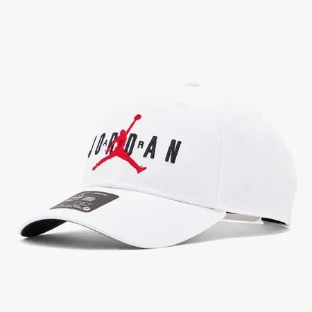 Nike AIR JORDAN LOGO 老帽 棒球帽 刺繡 休閒 白 CK1248-100