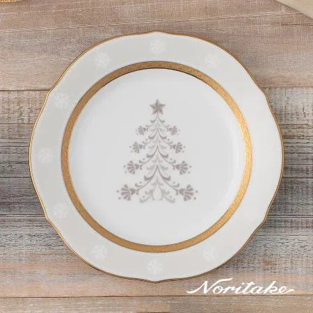 【日本NORITAKE】夢幻夏洛特金邊-展示盤4入組