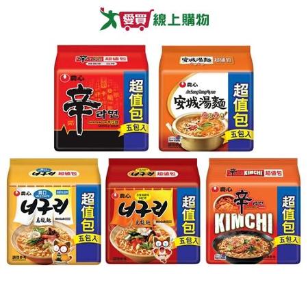 農心超值包袋麵系列(5包入/袋)