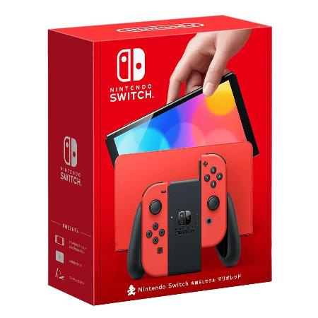 任天堂Nintendo Switch OLED 亮麗紅瑪利歐紅主機(台灣公司貨) 8406205