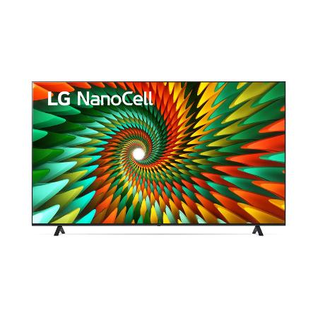  贈LG真無線藍芽耳機【LG 樂金】65吋 NanoCell 4K AI 語音物聯網智慧電視 [65NANO77SRA] 含桌上安裝