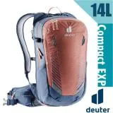 【德國 Deuter】 Compact EXP 自行車背包14L.健行背包.休閒運動旅遊背包/3206121 紅/藍