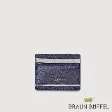 【BRAUN BUFFEL 德國小金牛】台灣總代理 維克多-D 6卡卡夾-午夜藍/BF512-151-MNB