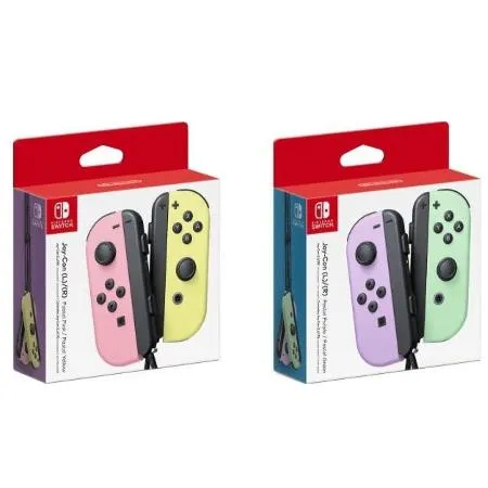 任天堂 Nintendo Switch Joy-Con JOY CON 手把 左右控制器 紫綠 粉黃  (台灣公司貨)