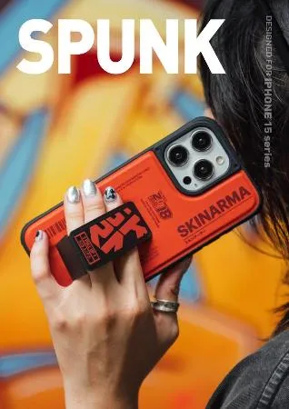 Skinarma Spunk 磁吸充電支架防摔手機殼 for iPhone 15 Pro /15 Pro Max