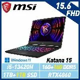 13代新機【全面升級】MSI 微星 Katana 15 B13VFK-1471TW 15吋 電競筆電