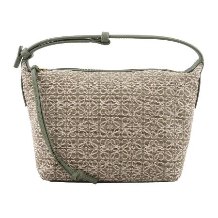 LOEWE
Cubi緹花布及牛皮手提包