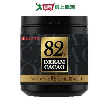 韓國樂天骰子巧克力82% 86G