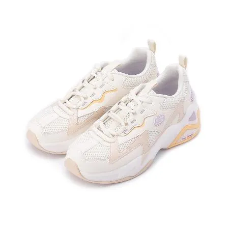 SKECHERS D'LITES HYPER BURST 綁帶運動鞋 奶茶 896178NAT 女鞋