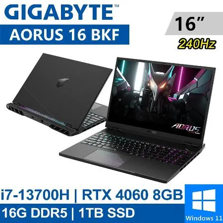 GIGABYTE技嘉 AORUS 16 BKF-73TW654SH 16吋 黑 筆電