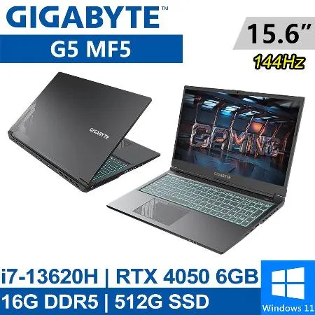 GIGABYTE技嘉 G5 MF5-H2TW353SH 15.6吋 黑 筆電