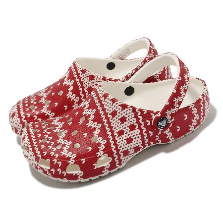 Crocs 男女洞洞鞋
Classic Holiday Sweater Clog