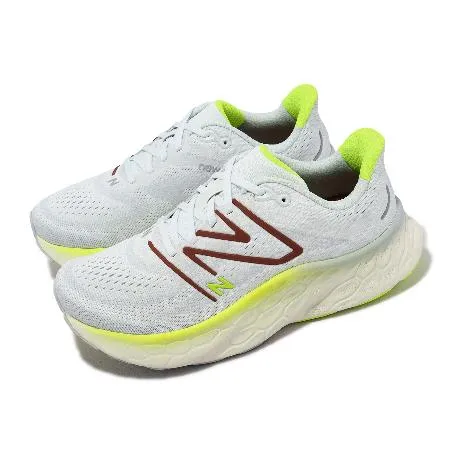 New Balance 慢跑鞋 More V4 2E 寬楦 男鞋 灰 黃 紅 厚底 反光 NB MMORCR4-2E