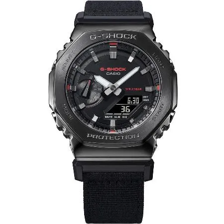 CASIO卡西歐 G-SHOCK農家橡樹金屬錶殼運動錶-GM-2100CB-1A/2100系列