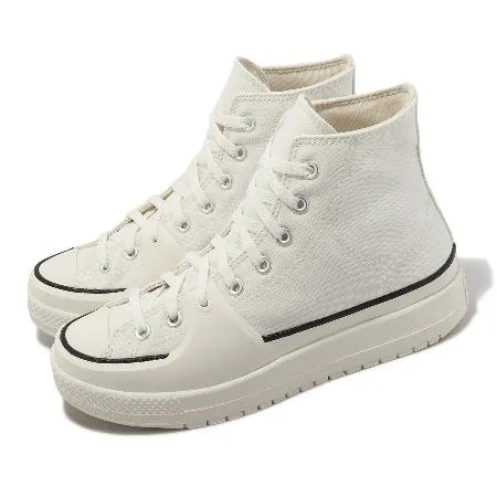 Converse 帆布鞋 Chuck Taylor All Star Construct 男女鞋 厚底 白 黑 休閒鞋 A02832C