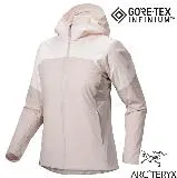 【ARCTERYX 始祖鳥】女 PROTON HYBRID 超輕保暖透氣抗水耐磨連帽外套/X000005460 白迷彩