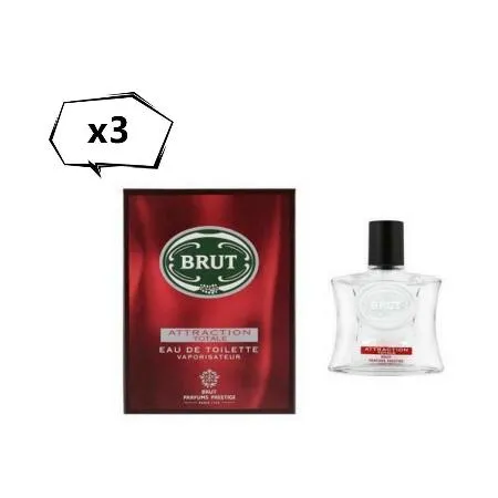 美國原裝BRUT男用古龍水-致命吸引力(100ml)*3