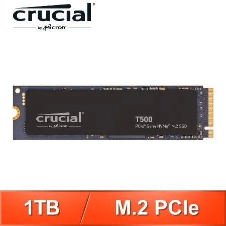 美光Micron Crucial T500 1TB M.2 PCIe 4.0 SSD固態硬碟