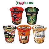 農心杯麵系列(辛香菇/海苔/天婦羅海鮮烏龍/辛辣白菜/安城湯麵)(62-【愛買】