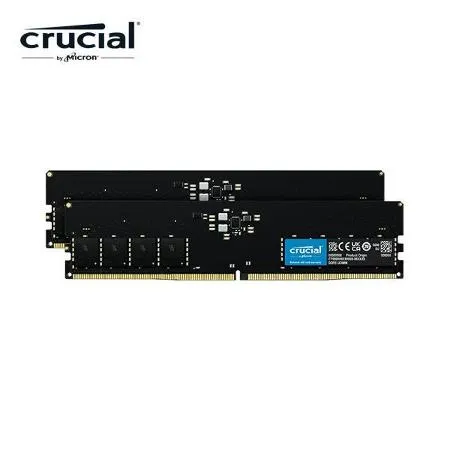 美光Micron Crucial DDR5 4800/32G(16G*2)雙通道RAM 內建PMIC電源管理晶片