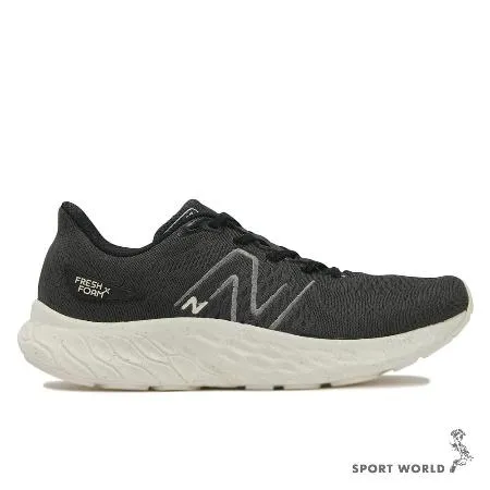 New Balance 男鞋 慢跑鞋 Fresh Foam X Evoz v3 黑白 MEVOZFK3-2E