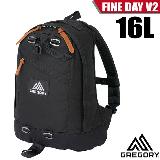 【GREGORY】 FINE DAY V2 日用雙肩休閒後背包16L(多口袋+雙向拉鍊設計)137539-1041 黑