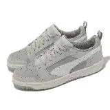 Puma 休閒鞋 Rebound V6 Low 男鞋 女鞋 灰 白 復古 皮革 低筒 情侶鞋 39232810