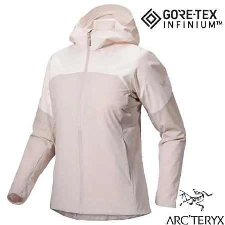 【ARCTERYX 始祖鳥】女 PROTON 超輕保暖透氣抗水耐磨連帽外套/X000005460-29622 白迷彩