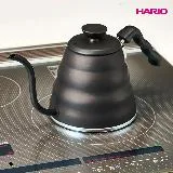 HARIO 雲朵系列 雲朵不鏽鋼細口壺 霧黑800ml 滿水1200ml VKB-120-MB