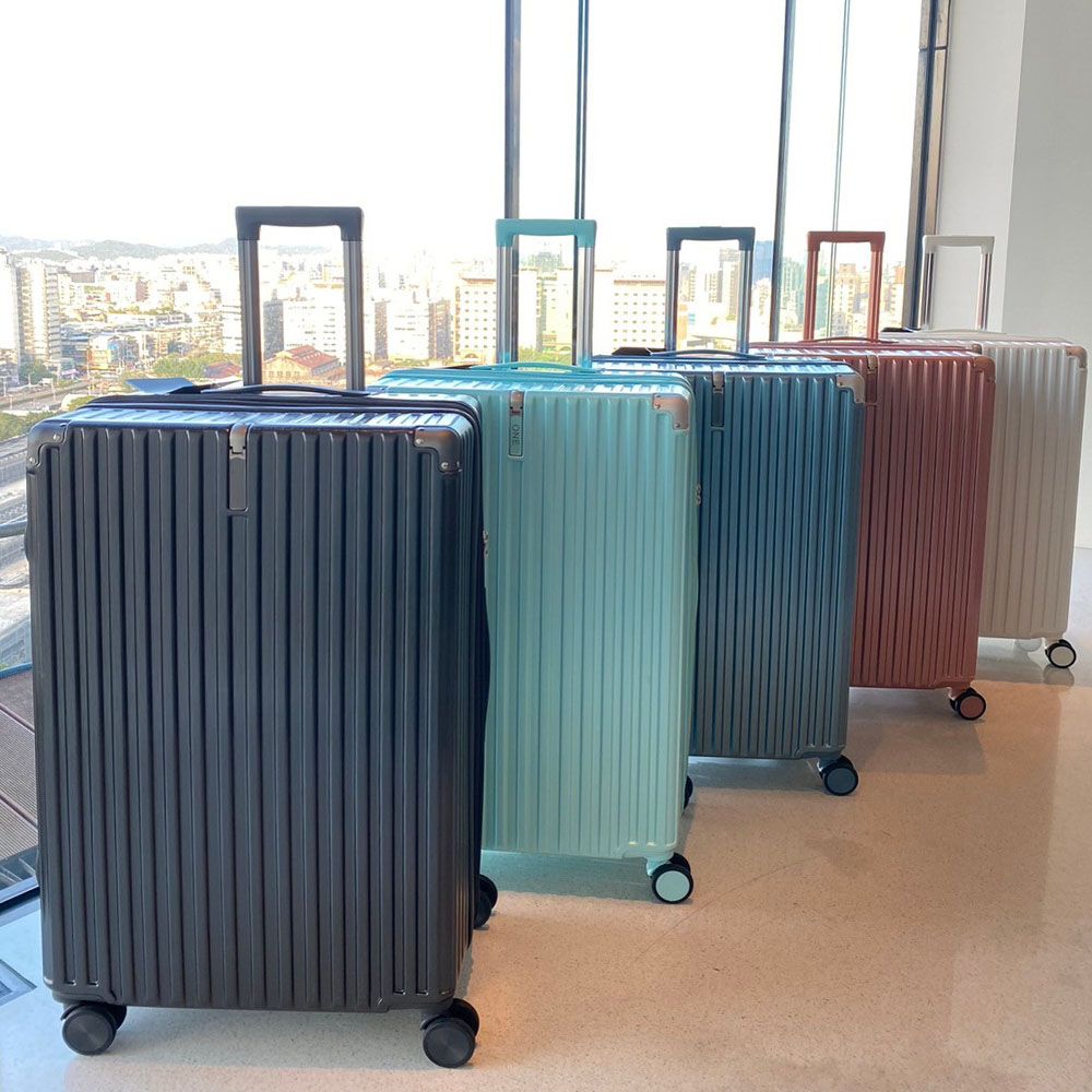 【ONE】 防爆拉鍊可加大20吋登機箱行李箱-多色任選