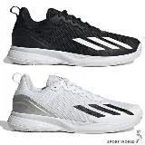 Adidas 男鞋 網球鞋 避震 Courtflash Speed 黑/白 IG9537/IG9538