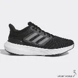 Adidas ULTRABOUNCE 女鞋 大童 慢跑 避震 透氣 黑白 HQ1302