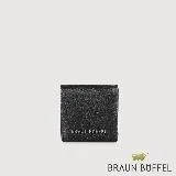 【BRAUN BUFFEL 德國小金牛】台灣總代理 黎明 零錢包-黑色/BF822-160-BK