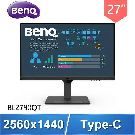 BenQ 明基 BL2790QT 27型 IPS 2K光智慧護眼螢幕