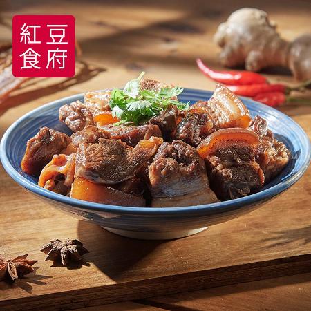 《紅豆食府》鮮魷紅燒肉500g/盒