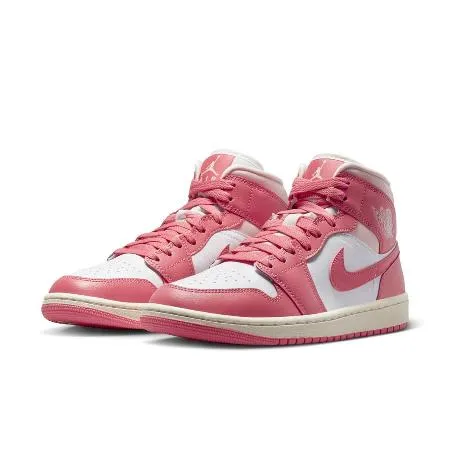 NIKE 女 WMNS AIR JORDAN 1 MID 籃球鞋-BQ6472186