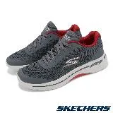 Skechers 休閒鞋 Go Walk Arch Fit 男鞋 灰 紅 緩衝 足弓支撐 回彈 健走 運動鞋 216262CCRD