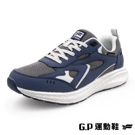 【G.P】男款爆米花輕彈跑鞋P1336M-藍色(SIZE:39-44 共二色)