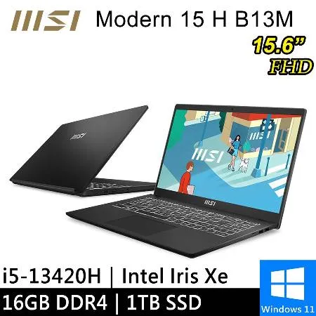 msi微星 Modern 15 H B13M-012TW-SP2 15.6吋(16G/1TB SSD特仕版)