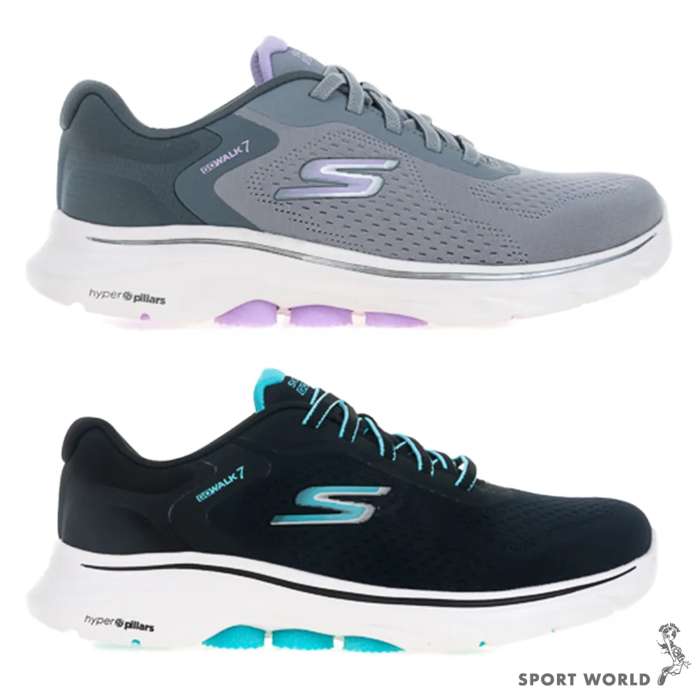 Skechers 健走鞋 女鞋 寬楦 GO WALK 7 125215WGYLV/125215WBKTQ