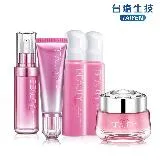 【台鹽生技】BEAUTY家庭組(賦活精華30ml+激因賦活45ml+水凝乳40ml+洗卸幕斯130mlx2罐)