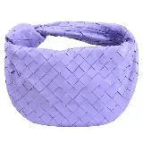 BOTTEGA VENETA 651876 Mini Jodie 小羊皮手提包.淺紫