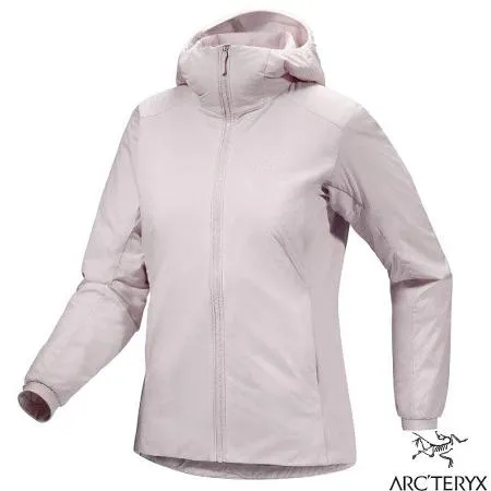 【ARCTERYX 始祖鳥】女 Atom 防潑保暖透氣化纖連帽外套.夾克/X000006780-30090 暖石灰