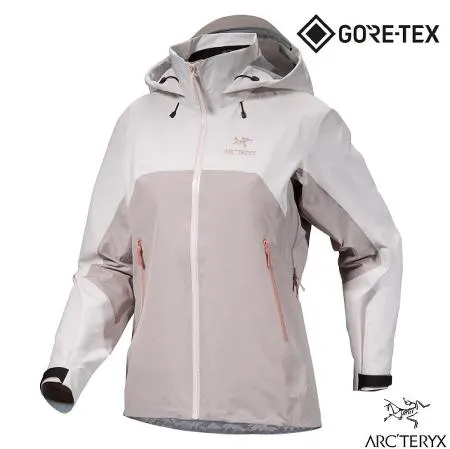 【ARCTERYX 始祖鳥】女 Beta AR Gore-Tex 3L 防水透氣連帽外套/X000006605 白迷彩