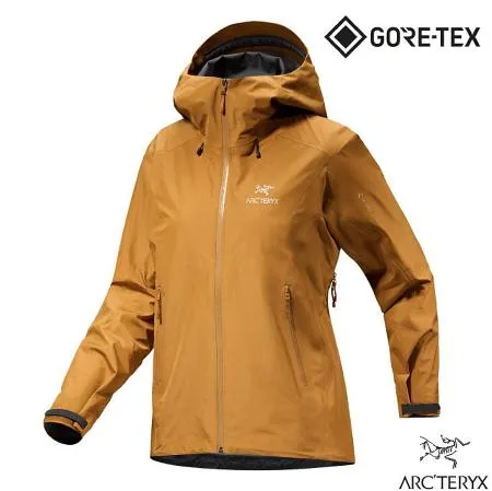 【ARCTERYX 始祖鳥】女 Beta LT Gore-Tex 防風防水透氣連帽外套/X000006716 育空褐