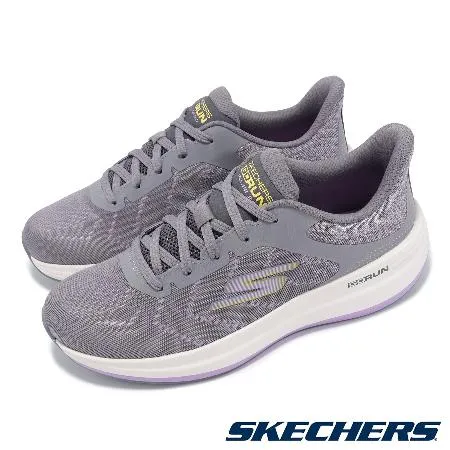 Skechers 慢跑鞋 Go Run Pulse 2 女鞋 紫 灰 緩衝 透氣 瑜珈鞋墊 健走 路跑 運動鞋 129111GYLV