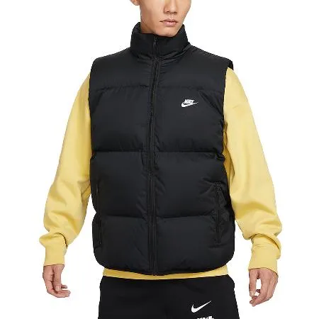 NIKE 男 AS M NK CLUB PUFFER VEST 流行 休閒背心-FB7374-010