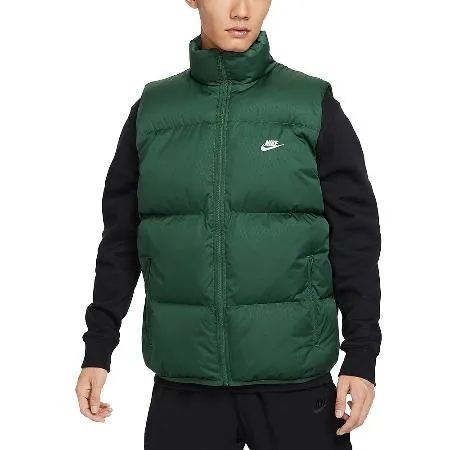 NIKE 男 AS M NK CLUB PUFFER VEST 流行 休閒背心-FB7374-323