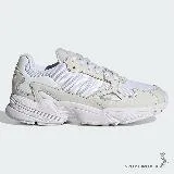 Adidas 女鞋 休閒鞋 老爹鞋 麂皮拼接 FALCON 米白 IG5732